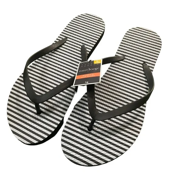 West Loop flip flops size 9-10 - Picture 2 of 5